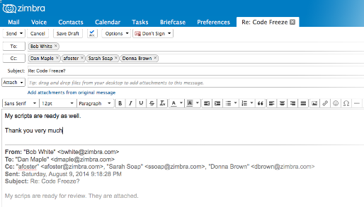 Email Compose Tabs eliminate the need for new windows with every message